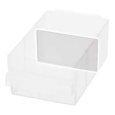 Raaco Drawer Dividers, 49mm x 87mm x 2mm, Clear