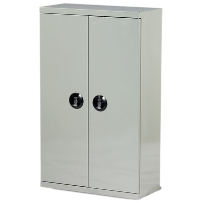 RS PRO 48 Drawer Unit, Steel, 970mm x 586mm x 270mm, Grey