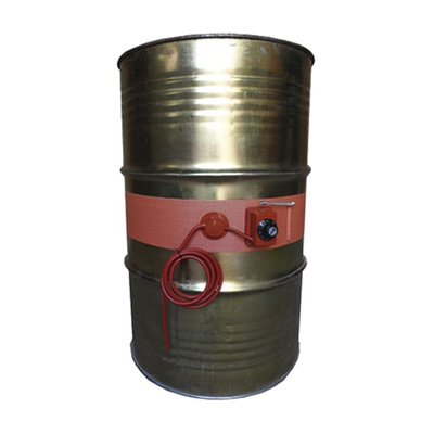 RS PRO Silicone Side Drum Heating Jacket, 250 x 900mm, 18l