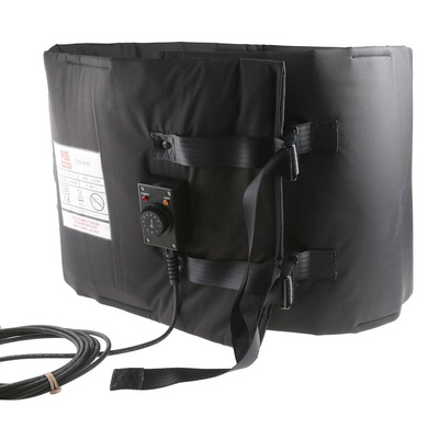 RS PRO Polyester Side Drum Heating Jacket, 450 x 1950mm, 200l