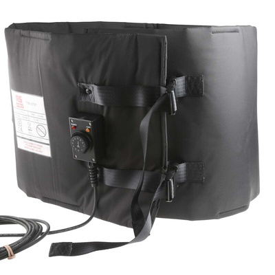 RS PRO Polyester Side Drum Heating Jacket, 450 x 1950mm, 200l