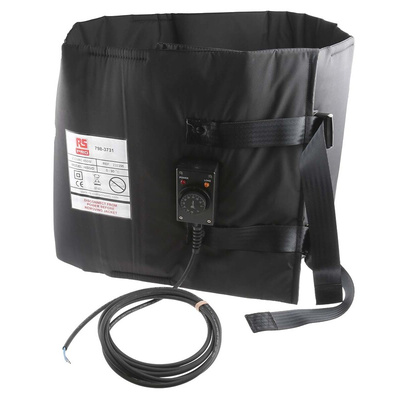 RS PRO Polyester Side Drum Heating Jacket, 450 x 1950mm, 200l