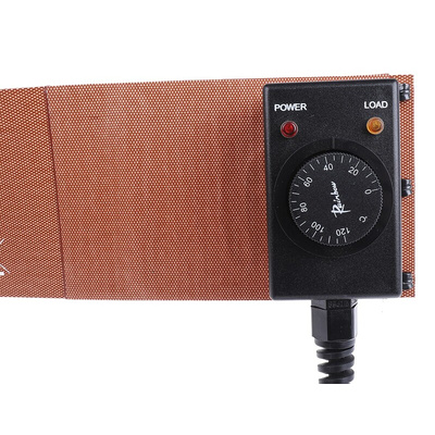 RS PRO Silicone Side Drum Heater, 125 x 800mm, 25l