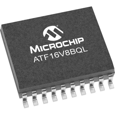Microchip ATF16V8BQL-15SU, SPLD Simple Programmable Logic Device ATF16V8B 150 Gates, 8 Macro Cells, 8 I/O, 62MHz 15ns