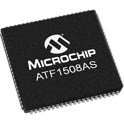 Microchip ATF1508AS-10JU84, CPLD ATF1508AS EEPROM 128 Cells, 84 I/O, 128 Labs, 10ns, ISP, 84-Pin PLCC