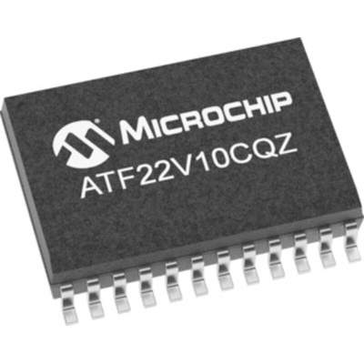Microchip ATF22V10CQZ-20SU, SPLD Simple Programmable Logic Device ATF22V10CQZ 10 Macro Cells, 22 I/O, ISP, 12ns CMOS