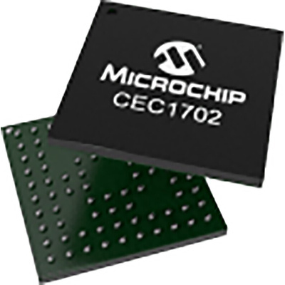 Microchip CEC1702Q-B2-I/SX 480kB 84-Pin Crypto Authentication IC WFBGA