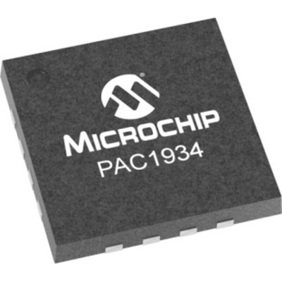 Microchip PAC1934T-I/JQ, Current Monitor 16-Pin, UQFN
