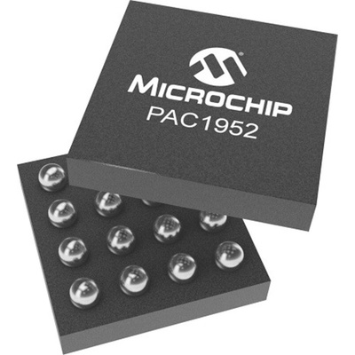 Microchip PAC1952T-1E/J6CX, High Side Current Monitor 16-Pin, WLCSP