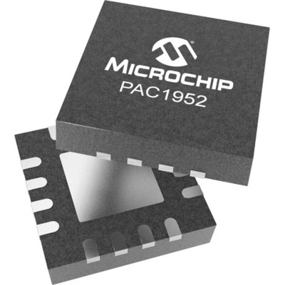 Microchip PAC1952T-2E/4MX, Current Monitor 16-Pin, VQFN