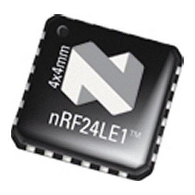 Nordic Semiconductor NRF24LE1-F16Q24-T , 8 bit Wireless Microcontroller System On Chip SOC for Advanced Remote