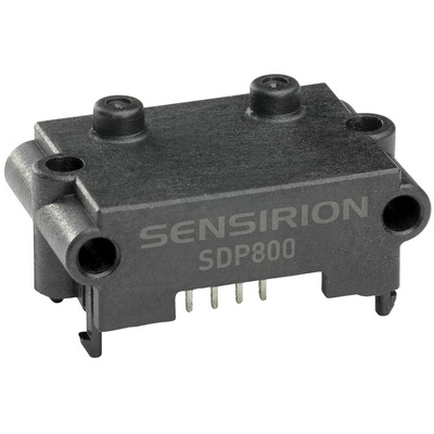 Sensirion Differential Pressure Sensor, +500Pa Operating Max, Manifold Mount, PCB Mount, 4-Pin, 1bar Overload Max
