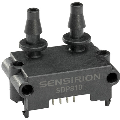 Sensirion Differential Pressure Sensor, +125Pa Operating Max, PCB Mount, 4-Pin, 1bar Overload Max
