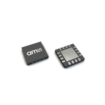 ams OSRAM Hall Effect Sensor, QFN, 16-Pin