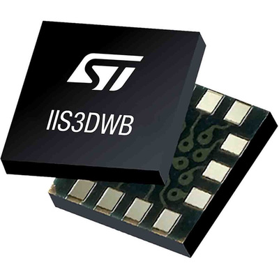 STMicroelectronics 3-Axis Surface Mount Sensor, LGA-14, SPI, 14-Pin