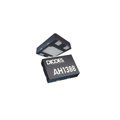 DiodesZetex Surface Mount Hall Effect Sensor Switch, X2-DFN1410-4, 4-Pin