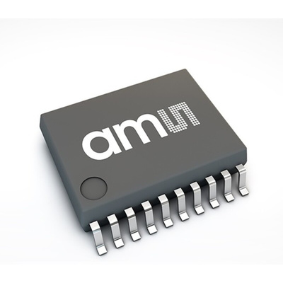 ams OSRAM Surface Mount Hall Effect Sensor, TSSOP, Analogue, 20-Pin