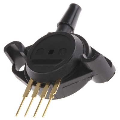 NXP Gauge Pressure Sensor, 200kPa Operating Max, Through-Hole Mount, 4-Pin, 800kPa Overload Max, Case 344B-01
