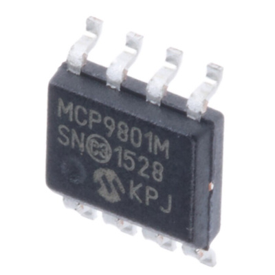 Microchip Temperature Converter, Digital Output, Surface Mount, Serial-I2C, SMBus, ±0.5°C, 8 Pins