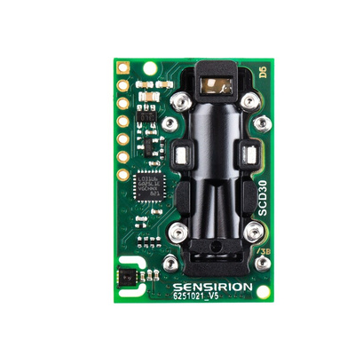 Sensirion SCD30 Series Temperature & Humidity Sensor, PWM Output, Surface Mount, I2C, UART, ±0.5%, 7 Pins