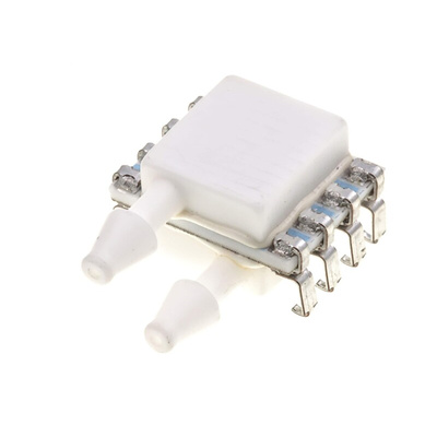 TE Connectivity Pressure Transducer, 4in/H2O Operating Max, PCB Mount, 8-Pin, 300psi Overload Max, Dual Sideport