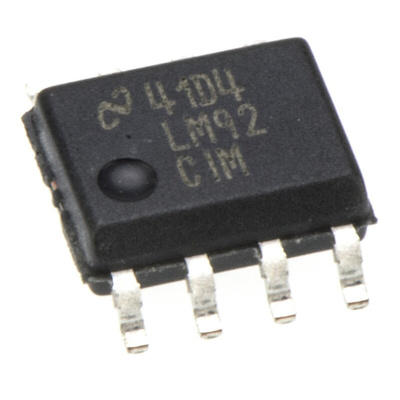 Texas Instruments Temperature Sensor, Digital Output, Surface Mount, Serial-I2C, SMBus, ±1.5°C, 8 Pins