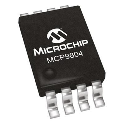 Microchip Temperature Converter, Digital Output, Surface Mount, Serial-I2C, SMBus, ±1°C, 8 Pins