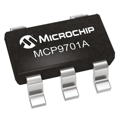 Microchip Voltage Temperature Sensor, Voltage Output, Surface Mount, Analogue, ±1°C, 5 Pins