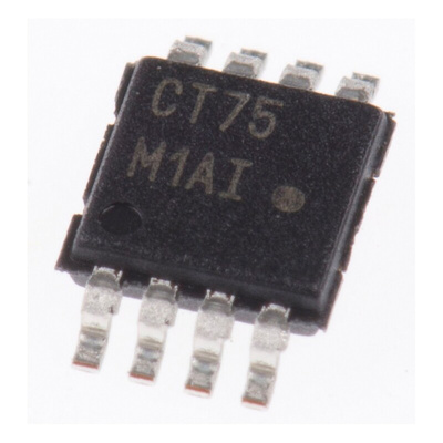 onsemi Temperature Sensor, Digital Output, Surface Mount, Serial-I2C, SMBus, ±1°C, 8 Pins