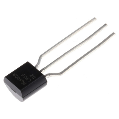 Texas Instruments Temperature Sensor, Voltage Output, Through Hole Mount, Analogue, ±2°C, 3 Pins