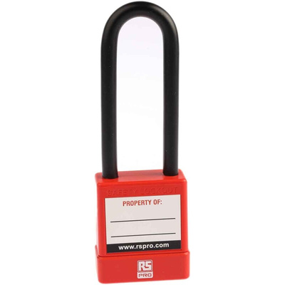 RS PRO 1-Lock Steel Safety Lockout, 6mm Shackle