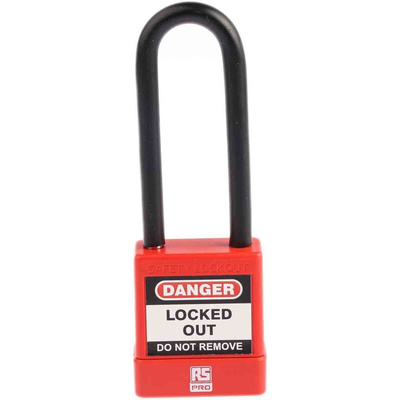 RS PRO 1-Lock Steel Safety Lockout, 6mm Shackle