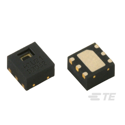 TE Connectivity Temperature & Humidity Sensor, Digital Output, Surface Mount, I2C, ±0.3 °C, ±2%RH, 6 Pins