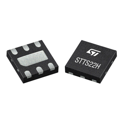 STMicroelectronics Temperature Sensor, Surface Mount, I2C, 0.5°C, 6 Pins