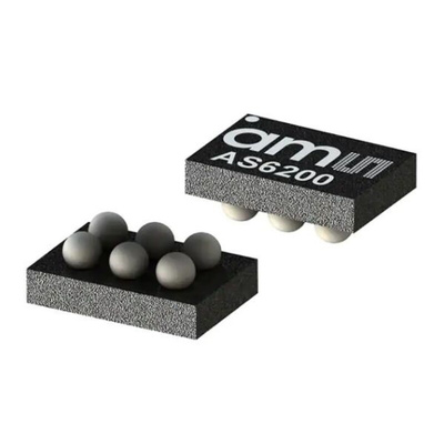 ams OSRAM Temperature and Humidity Sensor, Digital Output, Surface Mount, I2C, ±0.8°C, 6 Pins