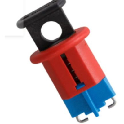 RS PRO Black, Red 1-Lock PVC/Stainless Steel Miniature Circuit Breaker Lockout