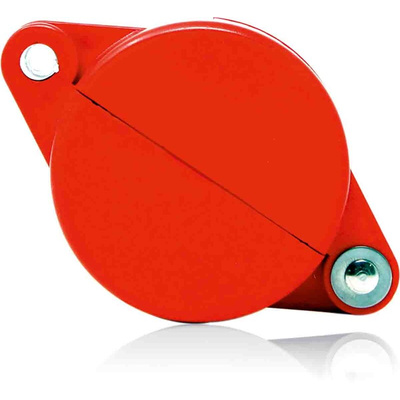 RS PRO Red 1-Lock Polypropylene Gate Valve Lockout, 63.5mm Attachment