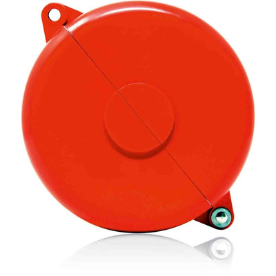 RS PRO Red 1-Lock Polypropylene Gate Valve Lockout, 165mm Attachment