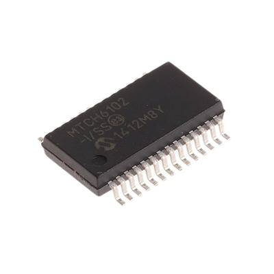 MTCH6102-I/SS, Touch Screen Controller, 28-Pin SSOP