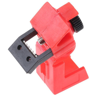 RS PRO 1-Lock Clamp-On Breaker Lockout, 7mm Shackle