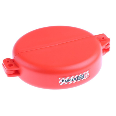RS PRO 2-Lock Polyurethane Plastic Gate Valve Lockout, 130mm Shackle, 127mm Attachment