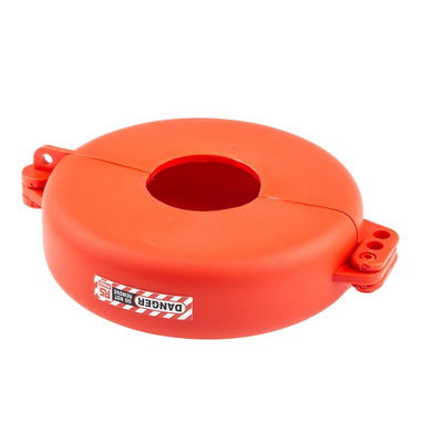 RS PRO 3-Lock Polyurethane Plastic Gate Valve Lockout, 170mm Shackle, 165mm Attachment