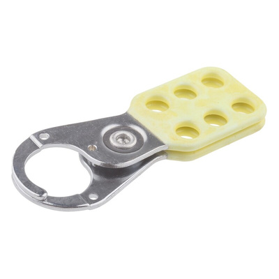 RS PRO 6-Lock Vinyl Hasp Lockout, 25mm Shackle