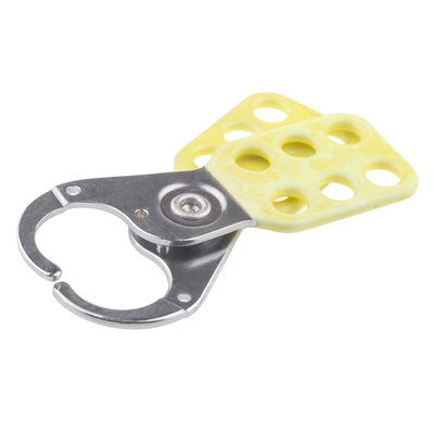 RS PRO 6-Lock Vinyl Hasp Lockout, 25mm Shackle