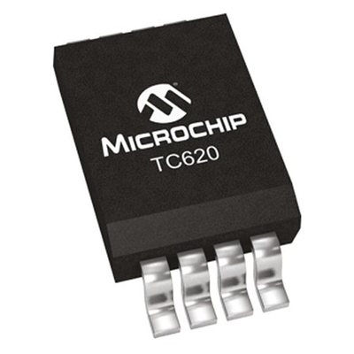 Microchip Temperature Sensor, Driver Output, Surface Mount, Serial, ±3°C, 8 Pins