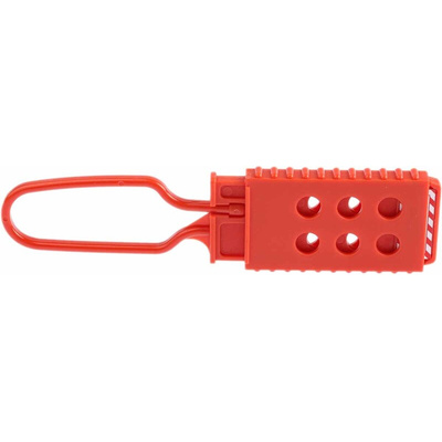 RS PRO 6-Lock Nylon Lockout Electrical Hasp, 6mm Shackle