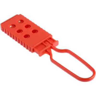 RS PRO 6-Lock Nylon Lockout Electrical Hasp, 6mm Shackle
