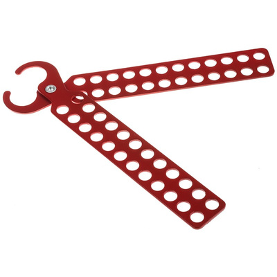 RS PRO 24-Lock Steel Universal Lockout Hasp