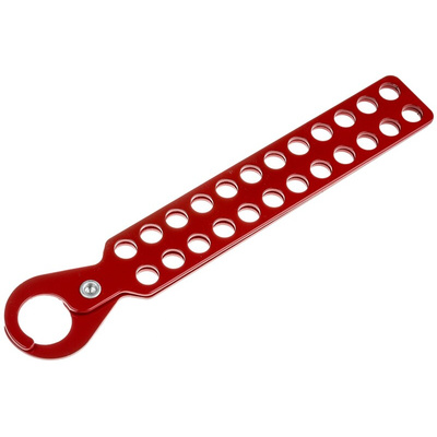 RS PRO 24-Lock Steel Universal Lockout Hasp