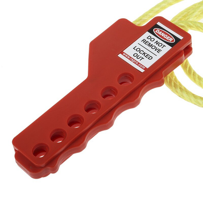 RS PRO 6-Lock Nylon Squeezer Multipurpose Cable Lockout